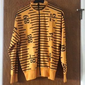 Rare NWT Adidas by Jeremy Scott tape measure jacket